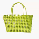 FA0005 Elysa See Through Woven Tote Bag - MiMi Wholesale