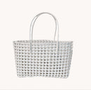 FA0005 Elysa See Through Woven Tote Bag - MiMi Wholesale