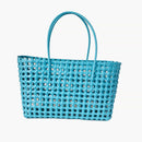 FA0005 Elysa See Through Woven Tote Bag - MiMi Wholesale