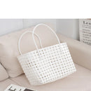 FA0005 Elysa See Through Woven Tote Bag - MiMi Wholesale