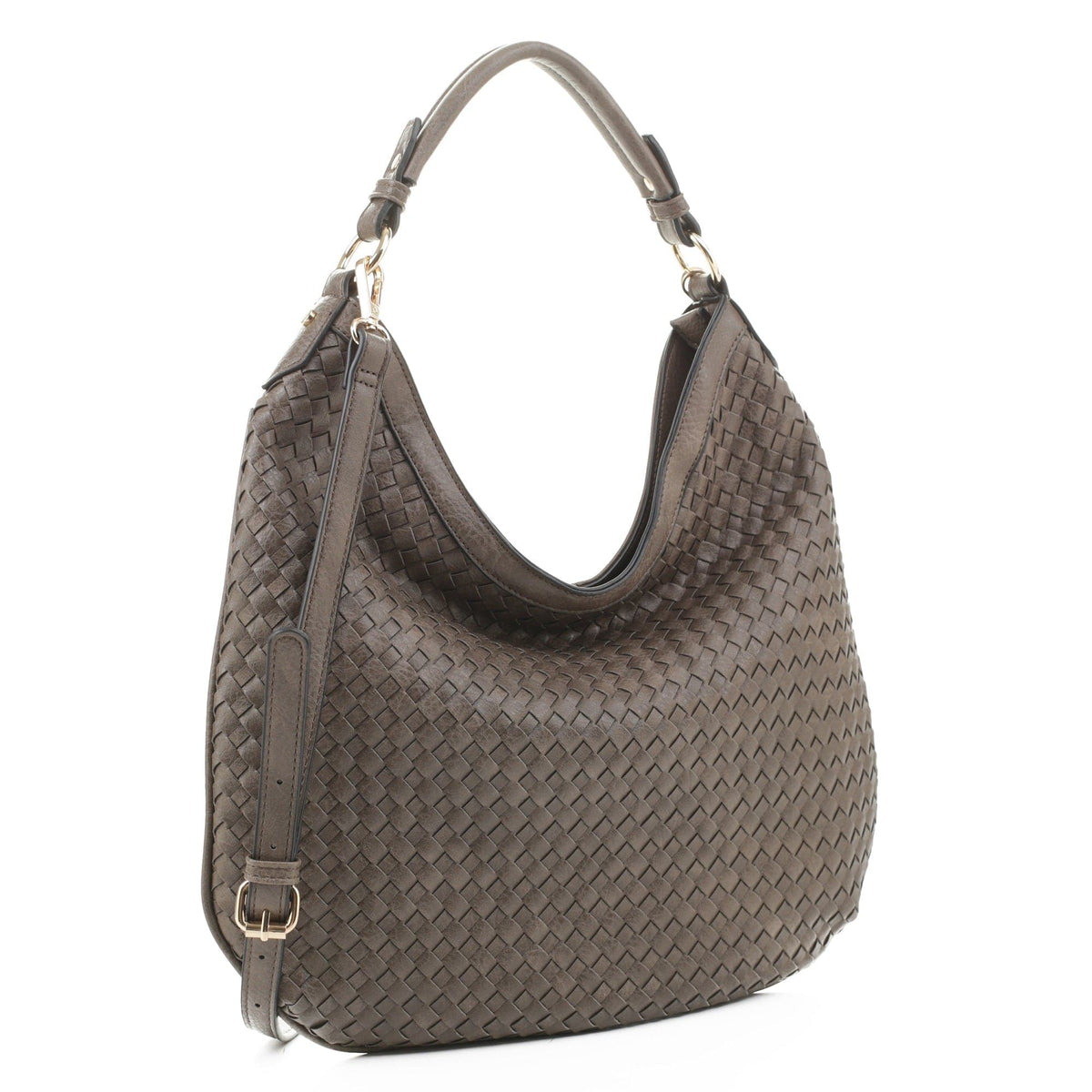 FC19218 Nora Woven Hobo Bag - MiMi Wholesale