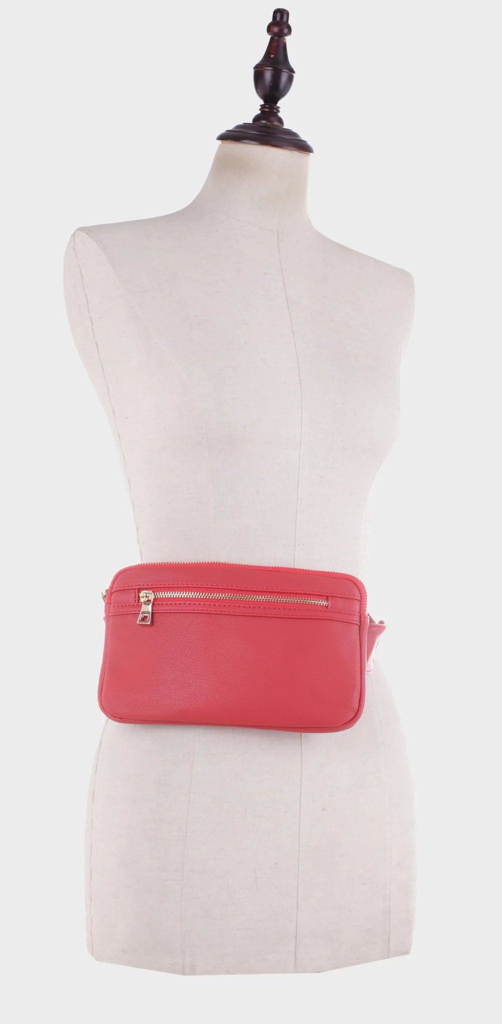 FC19515 Leather Slim Fanny Pack - MiMi Wholesale