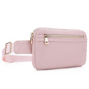 FC19515 Leather Slim Fanny Pack - MiMi Wholesale