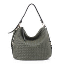 FC19666 Woven Shoulder Hobo Bag - MiMi Wholesale