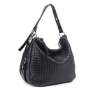 FC19666 Woven Shoulder Hobo Bag - MiMi Wholesale