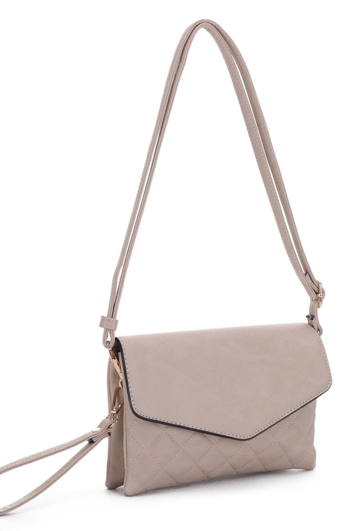 FC20266 Mariah Quilted Envelope Crossbody Bag - MiMi Wholesale