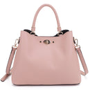 FC20448 Diana Twist Lock Satchel/Crossbody - MiMi Wholesale