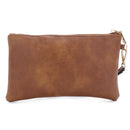 FC20496 Tonya Double Zipper 2 in 1 Hobo Bag With Wristlet - MiMi Wholesale