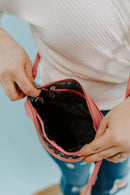 FCB17106 Smooth Pebble Leather Crossbody/Clutch - MiMi Wholesale