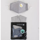 FM2108BV Light Blue Reusable Face PM2.5 Mask with Moisture Valve - MiMi Wholesale