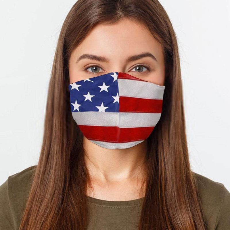 FM2110 American Flag Reusable Face PM2.5 Mask - MiMi Wholesale