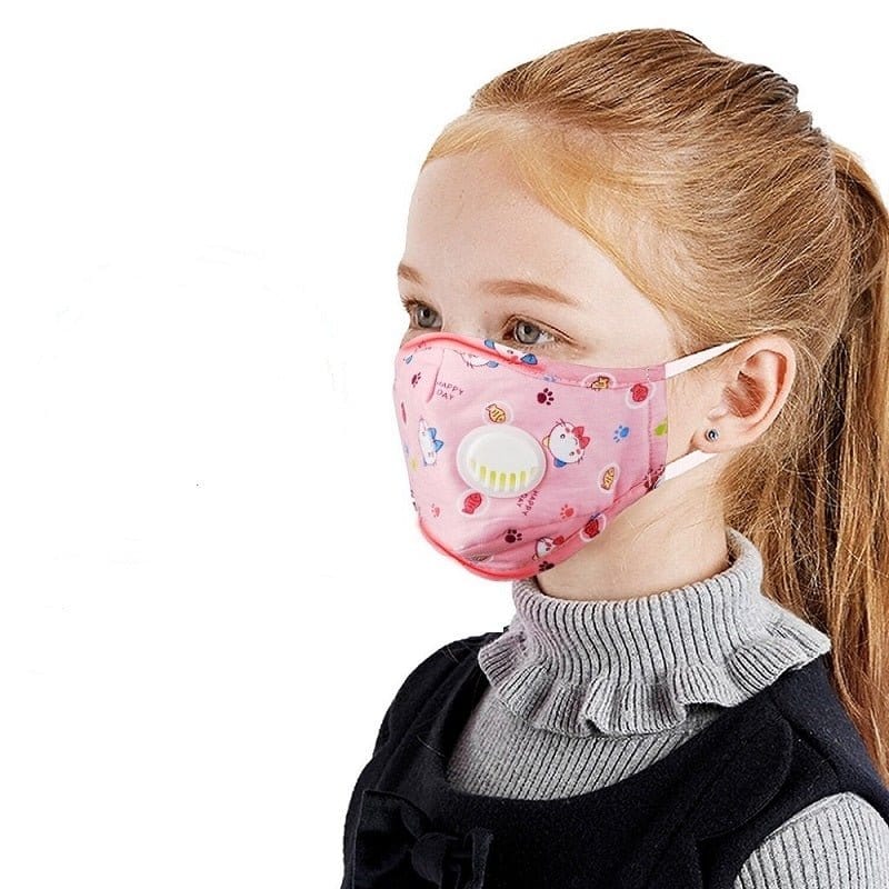 FM2210BV Reusable Kids Face PM2.5 Mask with Moisture Valve - MiMi Wholesale