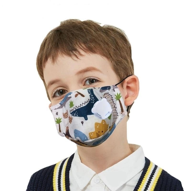 FM2210BV Reusable Kids Face PM2.5 Mask with Moisture Valve - MiMi Wholesale