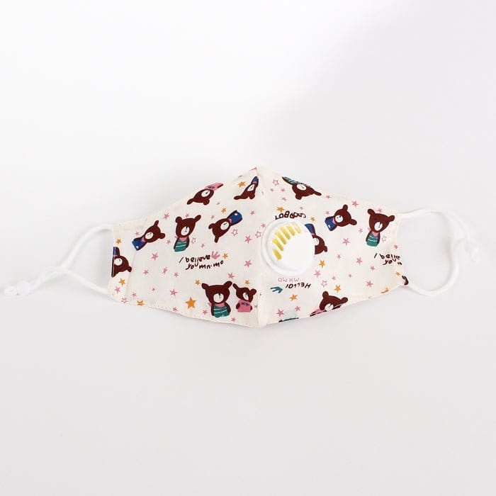 FM2210BV Reusable Kids Face PM2.5 Mask with Moisture Valve - MiMi Wholesale