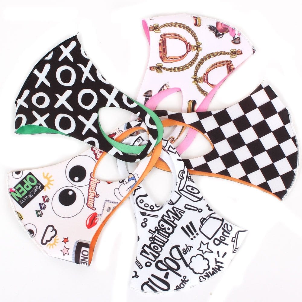 FSMASK Reversible Assorted Floral & Camouflage Adult Fashion Face Mask - MiMi Wholesale