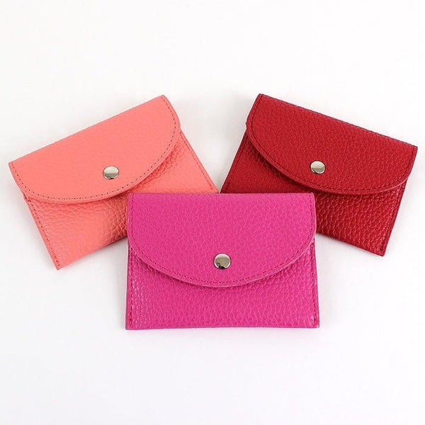 GC1037 Monogrammable Pebbled Cardholder - MiMi Wholesale