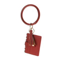 GC1069 Solid Color Bangle/Key-Chain/Wallet w/ ID Window - MiMi Wholesale