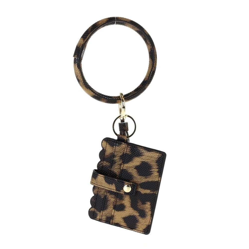 GC1069 Solid Color Bangle/Key-Chain/Wallet w/ ID Window