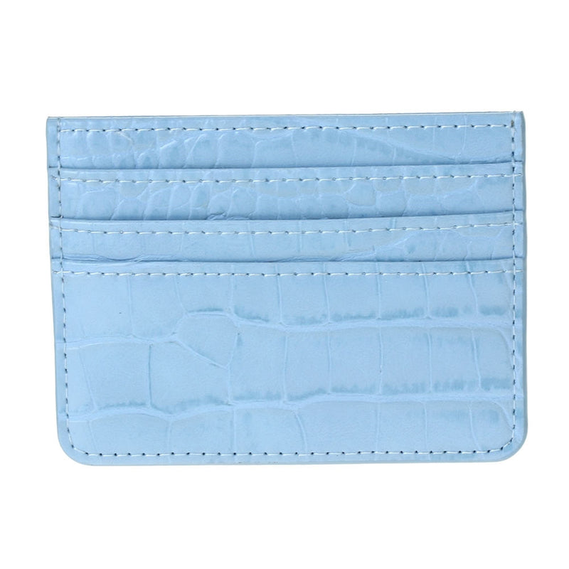 GC1076 Tiara Crocodile Skin Slim Cardholder/Wallet - MiMi Wholesale