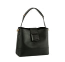 GL0029 Bucket Style w/Buckle Satchel/Crossbody - MiMi Wholesale