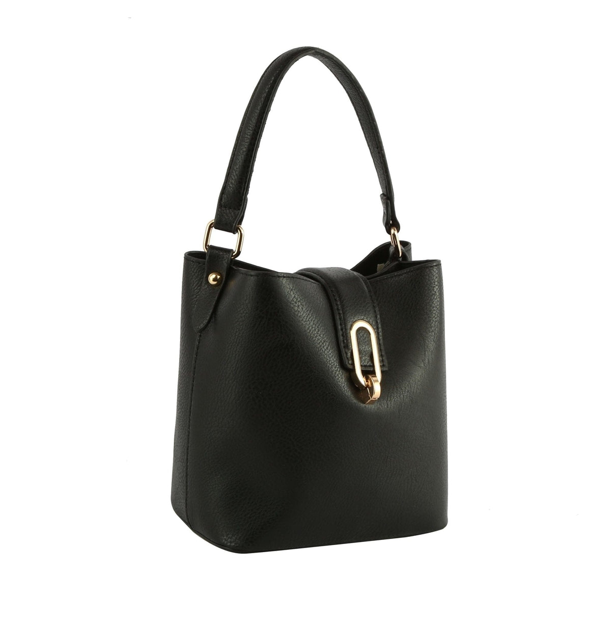 GL0031 Twist Lock Mini Bucket Bag - MiMi Wholesale
