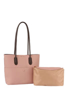 GL0169 Marcella 2 in 1 Button Detail Front Pocket Tote Bag - MiMi Wholesale