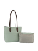 GL0169 Marcella 2 in 1 Button Detail Front Pocket Tote Bag - MiMi Wholesale