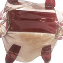 GSL8201 Clear Plastic 2 in 1 Leopard Print Handbag/Crossbody - MiMi Wholesale