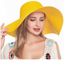 H3045 Monogrammable Straw Floppy Hat - MiMi Wholesale