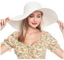 H3045 Monogrammable Straw Floppy Hat - MiMi Wholesale