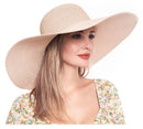 H3045 Monogrammable Straw Floppy Hat - MiMi Wholesale