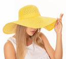 H3082 Hollow Out Straw Beach Summer Hat - MiMi Wholesale