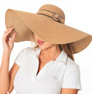 H3110 Buckle Band Straw Beach Sun Hat - MiMi Wholesale