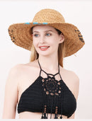 H3327 Boho XOXO Floppy Hat - MiMi Wholesale