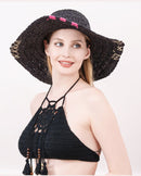 H3327 Boho XOXO Floppy Hat - MiMi Wholesale