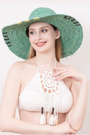 H3327 Boho XOXO Floppy Hat - MiMi Wholesale