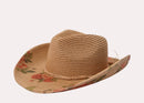 H3331 Hello Flower Cowboy Floppy Hats - MiMi Wholesale