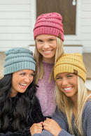 HAT20A Olivia Classic Knit Beanie - MiMi Wholesale