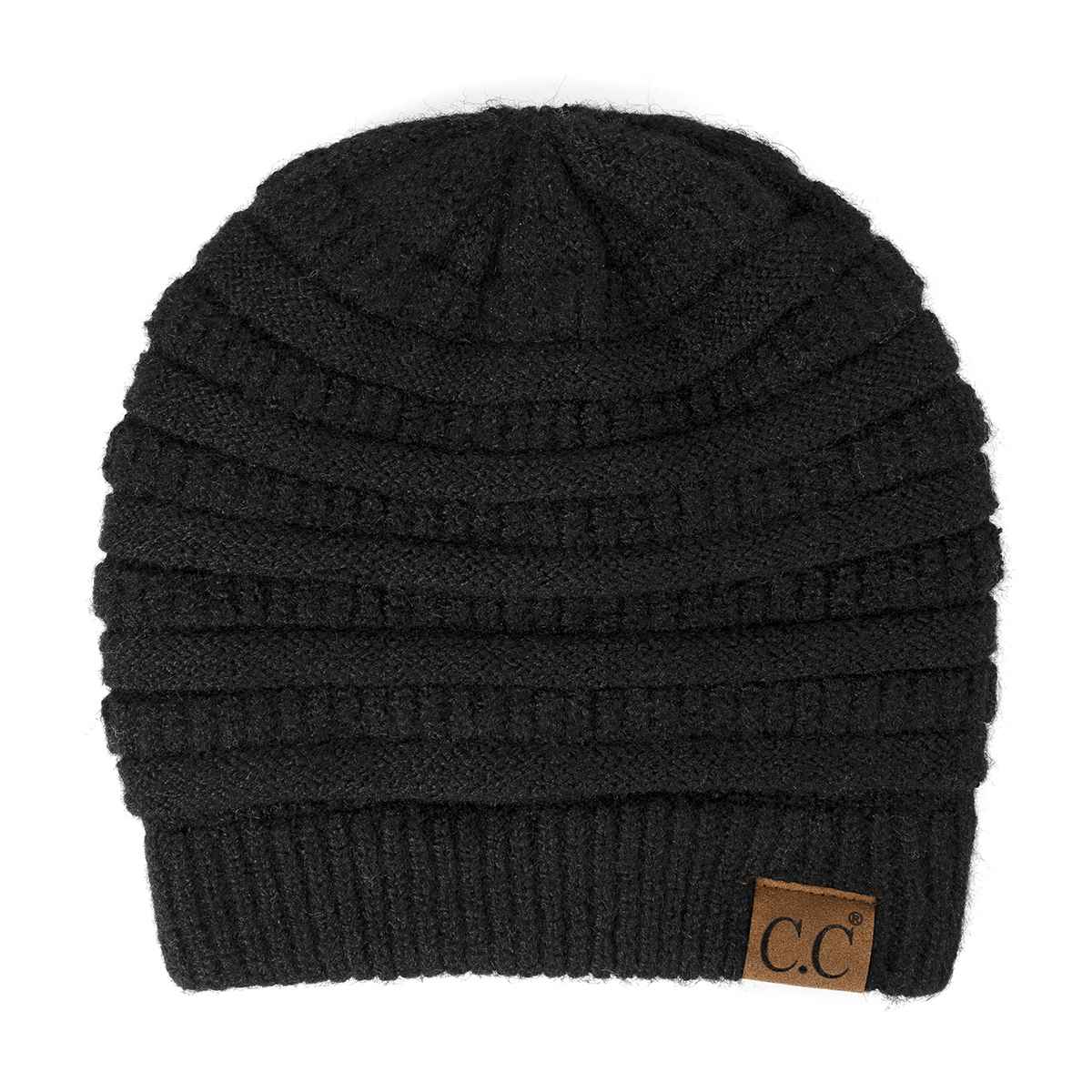 HAT4020 Emma Fuzzy Lined Mixed Soft Yarn Beanie - MiMi Wholesale