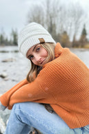 HAT4020 Emma Fuzzy Lined Mixed Soft Yarn Beanie - MiMi Wholesale