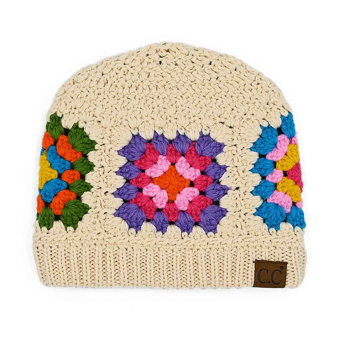 HAT7393 Camila Crochet Beanie - MiMi Wholesale