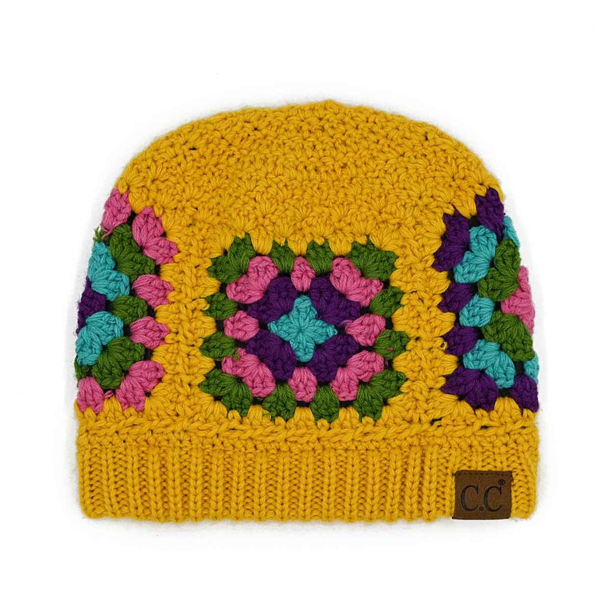 HAT7393 Camila Crochet Beanie - MiMi Wholesale