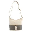 HB3016C Monogrammable Fashion Crossbody Bag With Tassel - MiMi Wholesale