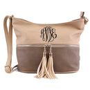 HB3016C Monogrammable Fashion Crossbody Bag With Tassel - MiMi Wholesale