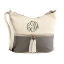HB3016C Monogrammable Fashion Crossbody Bag With Tassel - MiMi Wholesale