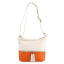 HB3016C Monogrammable Fashion Crossbody Bag With Tassel - MiMi Wholesale