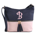 HB3016C Monogrammable Fashion Crossbody Bag With Tassel - MiMi Wholesale