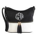 HB3016C Monogrammable Fashion Crossbody Bag With Tassel - MiMi Wholesale