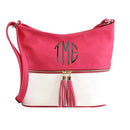 HB3016C Monogrammable Fashion Crossbody Bag With Tassel - MiMi Wholesale