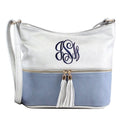 HB3016C Monogrammable Fashion Crossbody Bag With Tassel - MiMi Wholesale